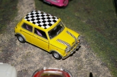 Slotcars66 Mini Cooper 1/43rd scale Cararama diecast model yellow 